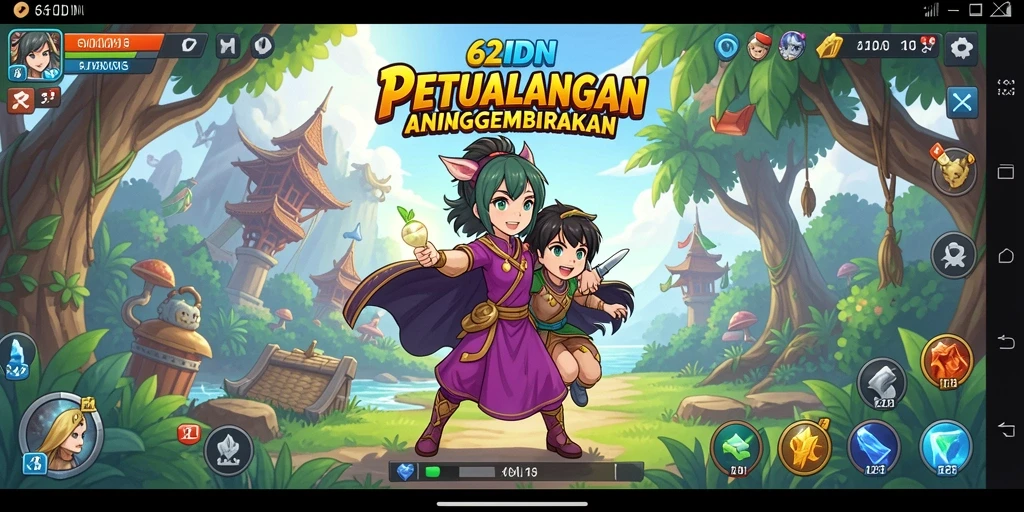 Gameplay menarik dengan karakter Anime yang ikonik.