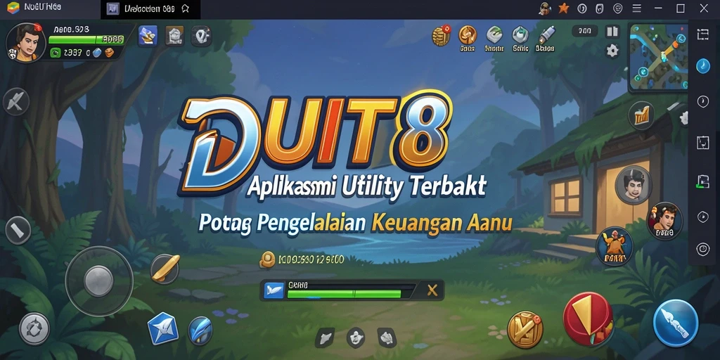 Tampilan antarmuka aplikasi DUIT8 yang user-friendly dan informatif.