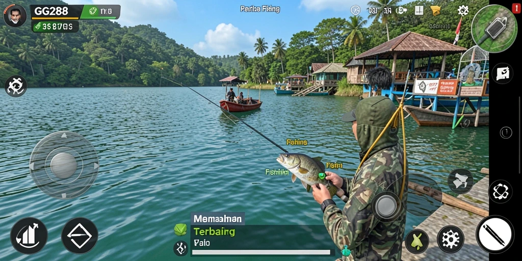 Tangkapan ikan yang menakjubkan di permainan GG288.