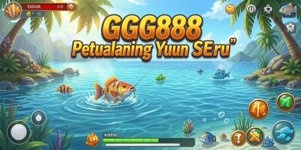 Tampilan menakjubkan dari gameplay GGG888 yang penuh aksi memancing.