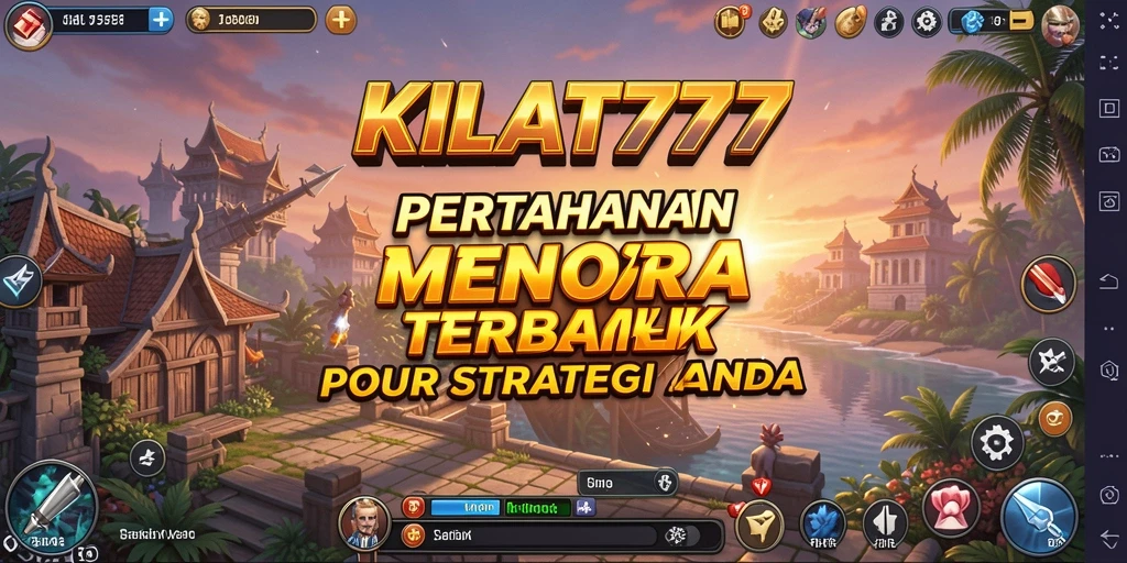 Tampilan gameplay KILAT777 menunjukkan strategi menara pertahanan yang seru.