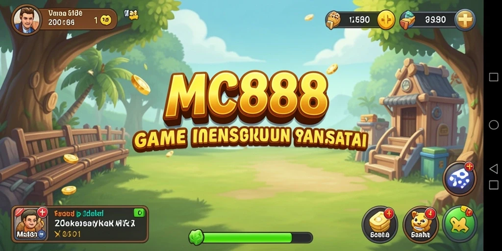 Screenshot gameplay MC888 yang menunjukkan pengalaman Idle yang unik.