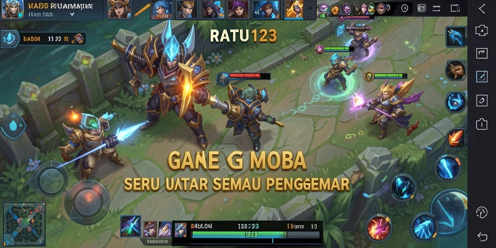 Tampilan seru dari gameplay RATU123 yang memikat.