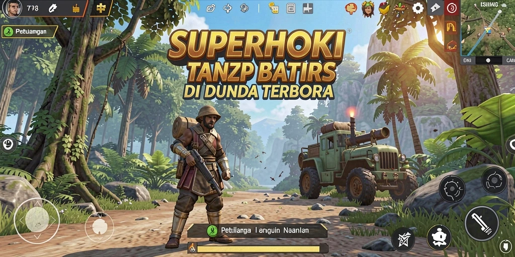 Menampilkan adegan eksplorasi yang menakjubkan di dunia SUPERHOKI.
